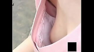 Hidden cam teen cleavage